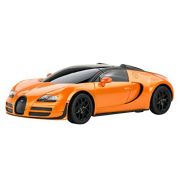 MASINA CU TELECOMANDA BUGATTI GRAND SPORT VITESSE PORTOCALIU CU SCARA 1 LA 24 VIVRas47000_Portocaliu