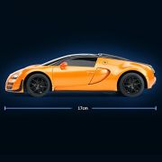 MASINA CU TELECOMANDA BUGATTI GRAND SPORT VITESSE PORTOCALIU CU SCARA 1 LA 24 VIVRas47000_Portocaliu