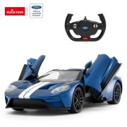 MASINA CU TELECOMANDA FORD GT ALBASTRU CU SCARA 1 LA 14 VIVRas78100_Albastru