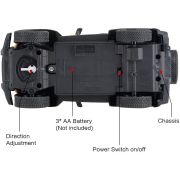 MASINA CU TELECOMANDA JEEP WRANGLER RUBICON GALBEN CU SCARA 1 LA 24 VIVRas79500_Galben