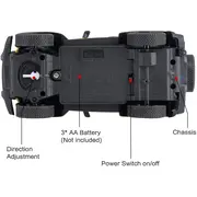 MASINA CU TELECOMANDA JEEP WRANGLER RUBICON GALBEN CU SCARA 1 LA 24 VIVRas79500_Galben