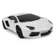 MASINA CU TELECOMANDA LAMBORGHINI AVENTADOR ALB CU SCARA 1 LA 24 VIVRas46300_Alb