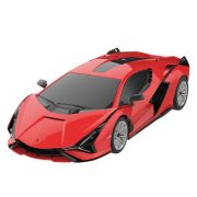 MASINA CU TELECOMANDA LAMBORGHINI SIAN ROSU CU SCARA 1 LA 24 VIVRas97800_Rosu