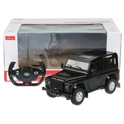 MASINA CU TELECOMANDA LAND ROVER DEFENDER NEGRU CU SCARA 1 LA 14 VIVRas78400_Negru