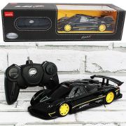 MASINA CU TELECOMANDA PAGANI ZONDA R NEGRU CU SCARA 1 LA 24 VIVRas38010_Negru