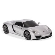 MASINA CU TELECOMANDA PORSCHE 918 SPYDER ARGINTIU CU SCARA 1 LA 24 VIVRas71400_Argintiu