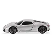 MASINA CU TELECOMANDA PORSCHE 918 SPYDER ARGINTIU CU SCARA 1 LA 24 VIVRas71400_Argintiu