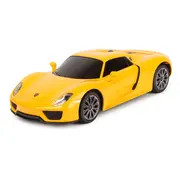 MASINA CU TELECOMANDA PORSCHE 918 SPYDER GALBEN CU SCARA 1 LA 24 VIVRas71400_Galben