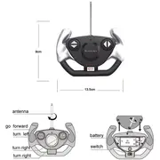 MASINA CU TELECOMANDA PORSCHE CARRERA S ALB CU SCARA 1 LA 12 VIVRas47700_Alb