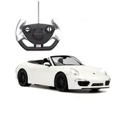 MASINA CU TELECOMANDA PORSCHE CARRERA S ALB CU SCARA 1 LA 12 VIVRas47700_Alb