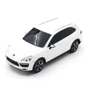 MASINA CU TELECOMANDA PORSCHE CAYENNE TURBO ALB CU SCARA 1 LA 24 VIVRas46100_Alb