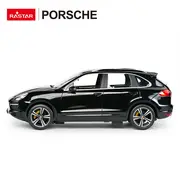 MASINA CU TELECOMANDA PORSCHE CAYENNE TURBO NEGRU CU SCARA 1 LA 14 VIVRas42900_Negru