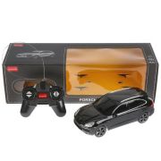 MASINA CU TELECOMANDA PORSCHE CAYENNE TURBO NEGRU CU SCARA 1 LA 24 VIVRas46100_Negru