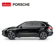 MASINA CU TELECOMANDA PORSCHE CAYENNE TURBO NEGRU CU SCARA 1 LA 24 VIVRas46100_Negru