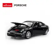 MASINUTA METALICA PORSCHE 911 NEGRU SCARA 1 LA 24 VIVRas56200_Negru