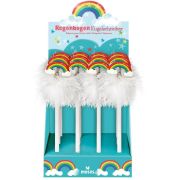 Pix Curcubeu cu PomPom Moses MS26183 BBJMS26183_Alb