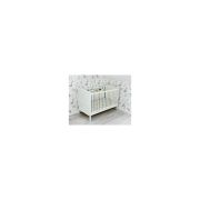 Qmini - Patut din lemn Julia 120x60 cm, multifunctional, cu sertar, Alb BYN6426972005517