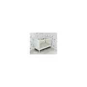 Qmini - Patut din lemn Julia 120x60 cm, multifunctional, cu sertar, Alb BYN6426972005517
