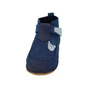Pantofi Barefoot din piele naturala Baby Fox Bleumarin - recomandati pentru primii pasi - FOX50002
