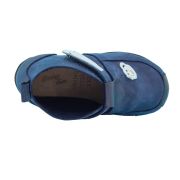 Pantofi Barefoot din piele naturala Baby Fox Bleumarin - recomandati pentru primii pasi - FOX50002