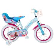 Bicicleta copii Volare Frozen cu roti ajutatoare 14 INCH 2 frane de mana - SOLVOL91450-CH-IT