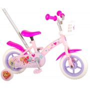 Bicicleta copii Volare Paw Patrol 10 inch cu maner parental si roti ajutatoare - SOLVOL21051