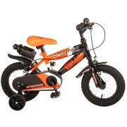 Bicicleta copii Volare Sportivo Portocalie 12 inch cu 2 frane de mana si sticla apa - SOLVOL2033