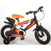 Bicicleta copii Volare Sportivo Portocalie 12 inch cu 2 frane de mana si sticla apa - SOLVOL2033