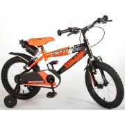 Bicicleta copii Volare Sportivo Portocalie 16 inch cu 2 frane de mana si sticla apa - SOLVOL2063