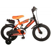 Bicicleta copii Volare Sportivo Portocaliu 14 inch cu frana de mana si sticla apa - SOLVOL2042