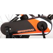 Bicicleta copii Volare Sportivo Portocaliu 14 inch cu frana de mana si sticla apa - SOLVOL2042