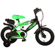 Bicicleta copii Volare Sportivo Verde 12 inch cu 2 frane de mana si sticla apa - SOLVOL2031
