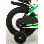 Bicicleta copii Volare Sportivo Verde 12 inch cu 2 frane de mana si sticla apa - SOLVOL2031