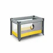 Lionelo - Patut pliant cu un nivel Stefi Lemon din Metal, Poliester, 120x60 cm, Galben BYNLO-STEFI_YELLOW_LEMON
