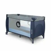 Lionelo - Patut pliant cu doua nivele Sven Plus, 120x60 cm, arcada jucarii, masuta de infasat, vibratii, melodii, Blue Navy BYNLO-SVEN_PLUS_BLUE_NAVY