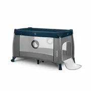 Lionelo - Patut pliant cu doua nivele Thomi Cu carusel, Cu masuta de infasat din Metal, Poliester, 120x60 cm, Albastru BYNLO-THOMI_BLUE_NAVY