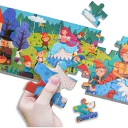 Puzzle poveste &acirc; Alice in tara minunilor, 36 piese Mideer MD3058 BBJMD3058_Initiala