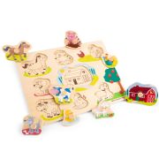 Puzzle lemn Ferma 9 piese NEW - NC10430