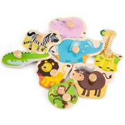 Puzzle lemn Safari 9 piese NEW - NC10431