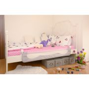 Qmini - Bariera de pat 150 x 42 cm, Rhea, Grey BYNQM-RHEA_GREY