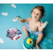 Set 26 Stickere pentru fotografii aniversare My First Baby Milestone Stickers 20 cm - pentru fotografii copii / bebelusi