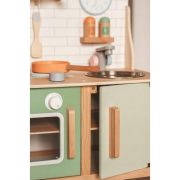 Joueco - Bucatarie din lemn cu accesorii, reglabila BYN80103
