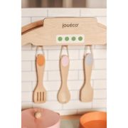 Joueco - Bucatarie din lemn cu accesorii, reglabila BYN80103