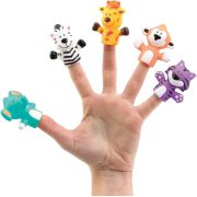LUDI Set 5 marionete deget „SAFARI ANIMALS” DNBLUD30074