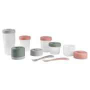 Set 12 recipiente hrana Beaba Eucalyptus 2x90 ml, 4x150 ml, 6x250 ml ERFB913502