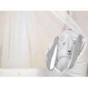 Amy - Baldachin Din Tul, Fluffy Stelute Transparent, 400x160 Cm Pjb80283