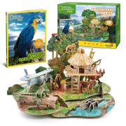 PUZZLE 3D+BROSURA-PADURE AMAZONIANA 67 PIESE - ARTCUDS0979h