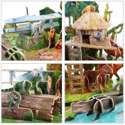 PUZZLE 3D+BROSURA-PADURE AMAZONIANA 67 PIESE - ARTCUDS0979h