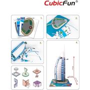 PUZZLE 3D BURJ AL ARAB (NIVEL COMPLEX 101 PIESE) - ARTCUMC101h