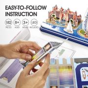 PUZZLE 3D LED DUBAI 182 PIESE - ARTCUL523h
